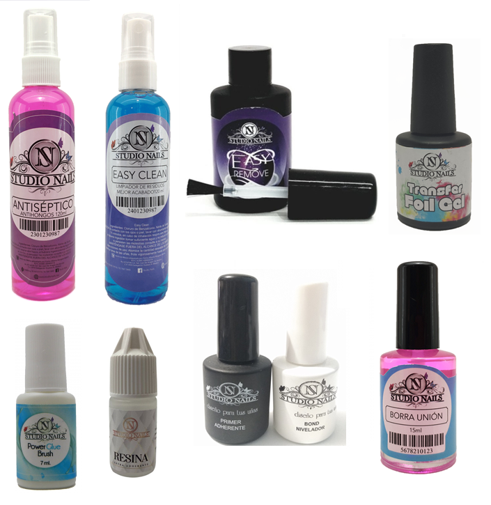 PAQUETES DE BASICOS Y LIQUIDOS STUDIO NAILS