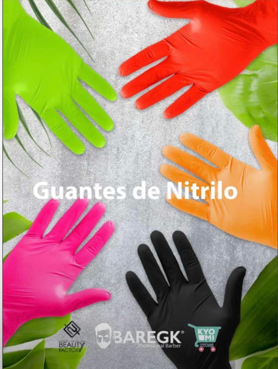PAQUETES DE GUANTES DE NITRILO