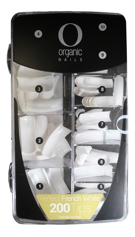 TIPS FRENCH WHITE ORGANIC NAILS