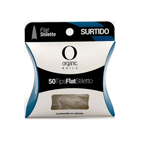 TIPS FLAT STILETTO ORGANIC NAILS