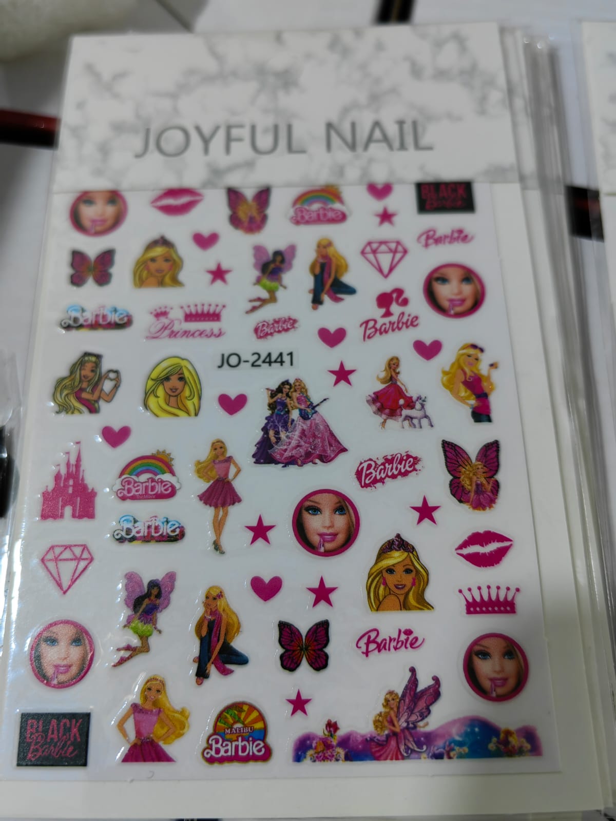 STICKERS HOLOGRAFICOS Y BARBIE