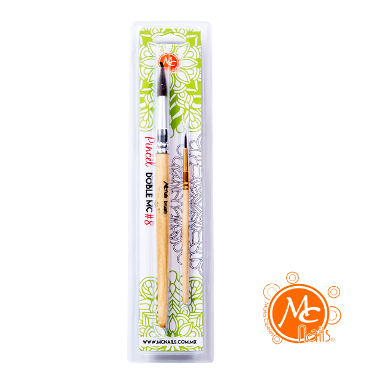 PINCEL DOBLE MC NAILS