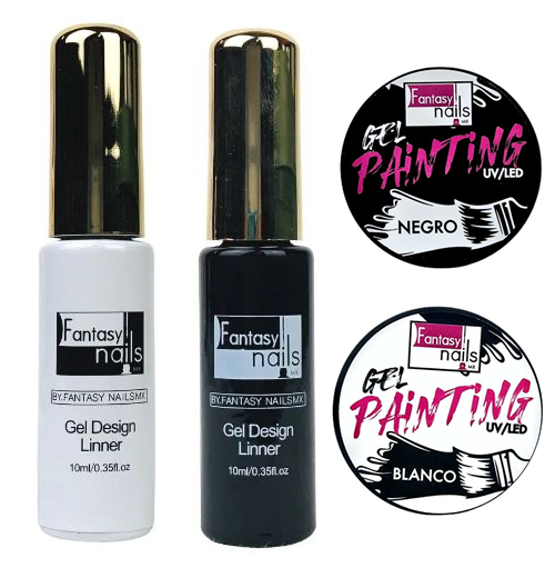 PAQUETES DE GEL TARRO, LINERS Y PAINTING GEL FANTASY