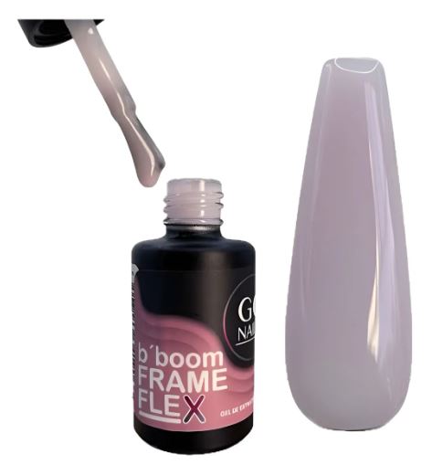 GEL RUBBER Y FLAME FLAXE GC NAILS