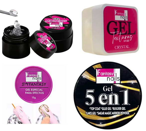 GEL UV TARRO, BUILDER Y REMOLINO FANTASY