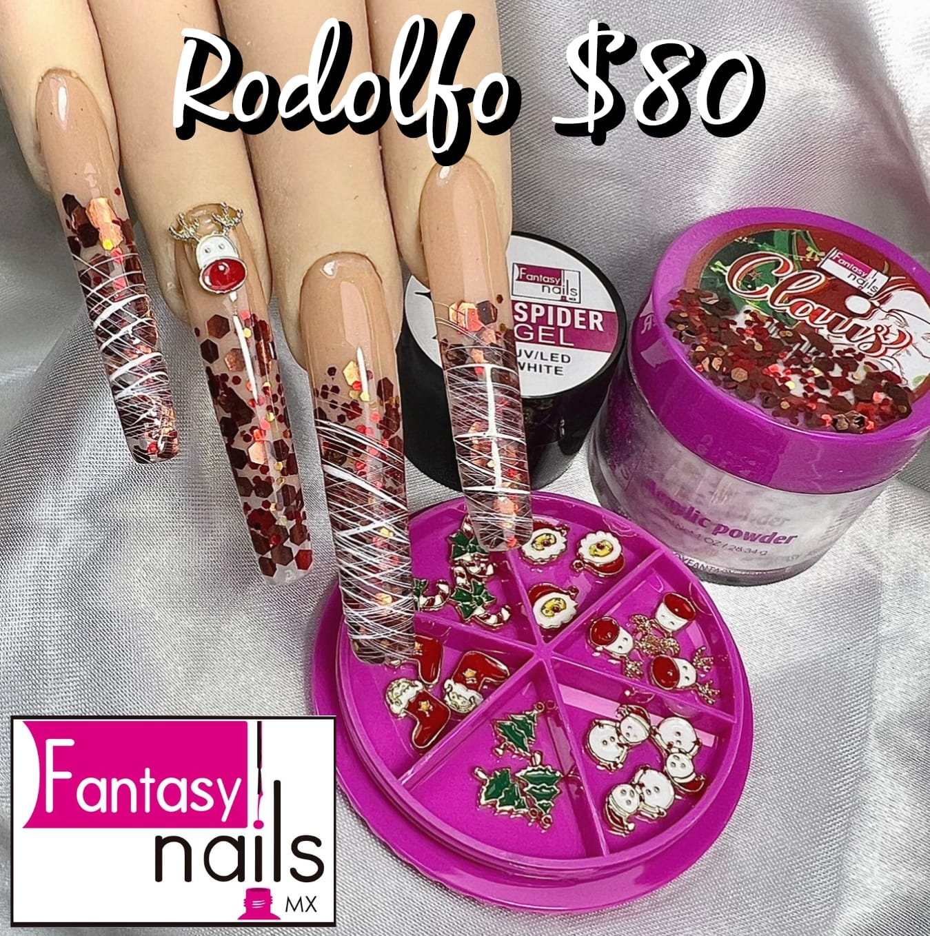 ACRILICO CLAUS NAVIDEÑA FANTASY