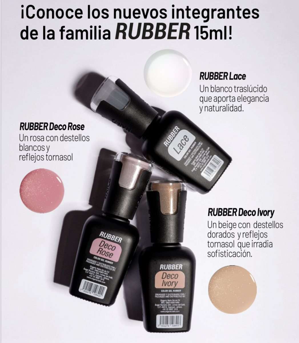 RUBBER COLORGEL 15 ML.