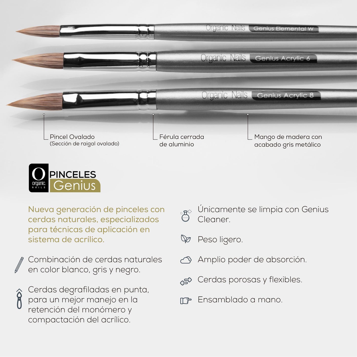 PINCELES ORGANIC NAILS