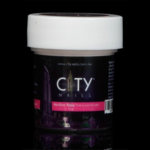 ACRILICO PINK CITY NAILS