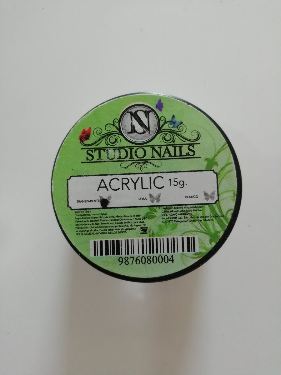 ACRILICO TRANSPARENTE STUDIO NAILS