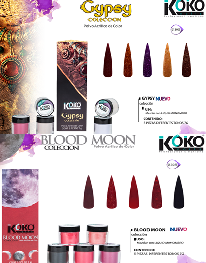 COLECCIONES ACRILICO KOKO