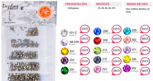 CRISTALES MC NAILS